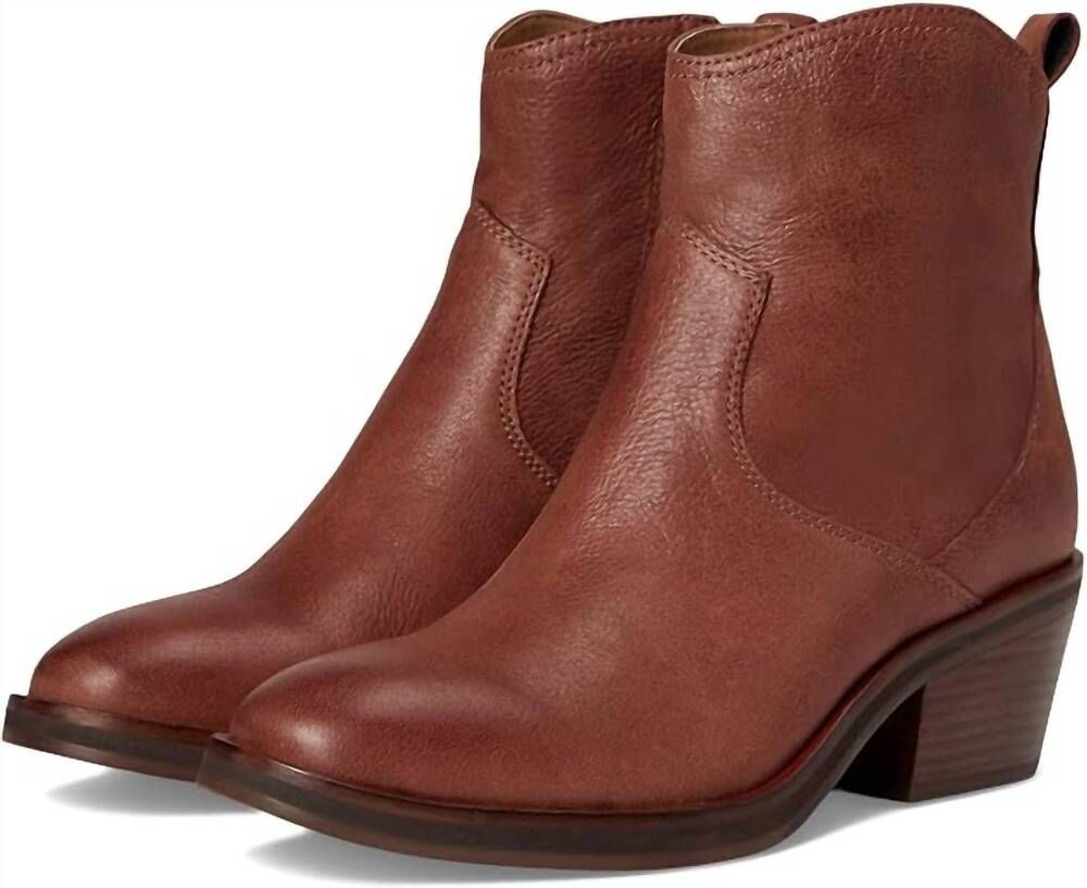 NEW SOFFT women's shaelynn bootie in brandy